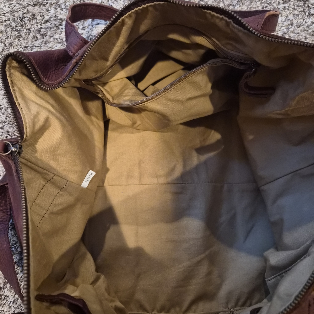 Duluth Trading Co Brown Leather Travel Bags - Picture 4 of 11